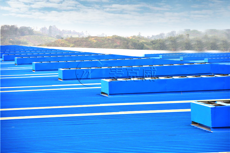 金美尚車業注塑、庫房及聯合沖焊廠房屋頂通風天窗工程