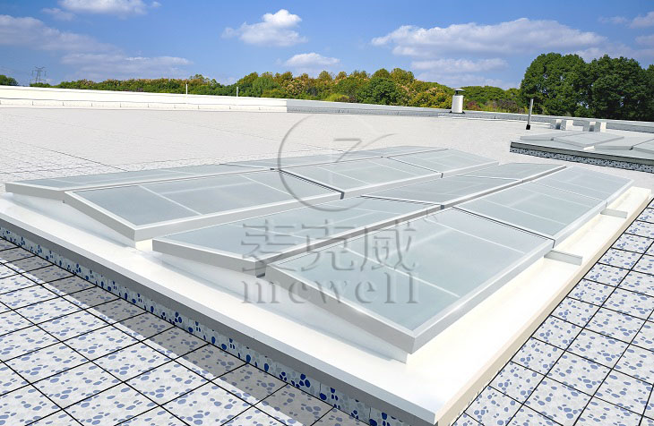 三角形電動采光排煙天窗